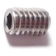 MIDWEST FASTENER 4mm-0.70 x 6mm A2 Stainless Steel Coarse Thread Cup Point Hex Socket Headless Set Screws 1 12PK 79662